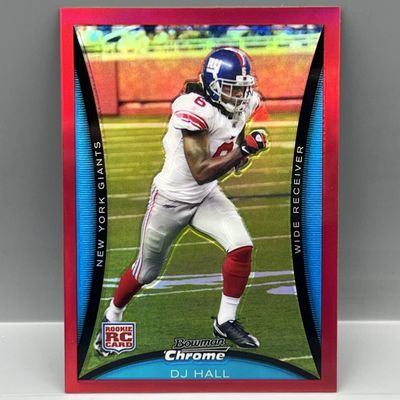 2008 Bowman Chrome DJ Hall Red Refractor RC #1/5
