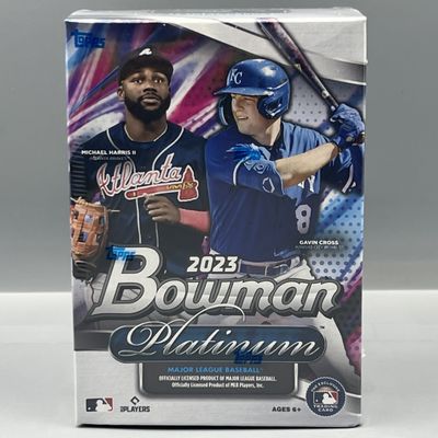 Sale Photo Thumbnail #175: 2023 Bowman Platinum Baseball Factory Sealed Blaster Box