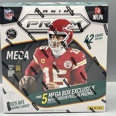 Sale Photo Thumbnail #128: 2025 Panini Prizm Football Factory Sealed Mega Box