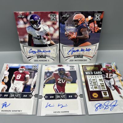 (5) Assorted Modern Football Auto RCs/XRCs