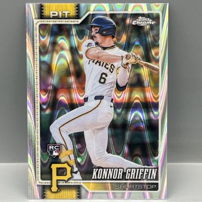 Sale Photo Thumbnail #103: 2026 Topps Chrome Konnor Griffin Ray Wave Refractor RC #74