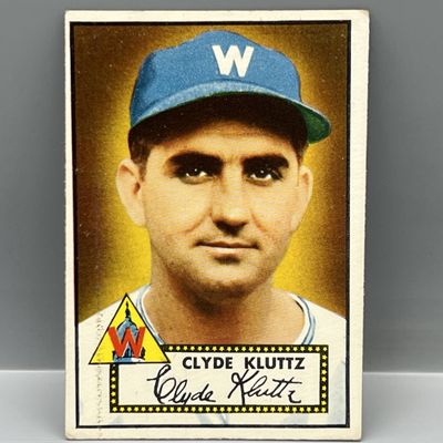 1952 Topps Clyde Kluttz #132