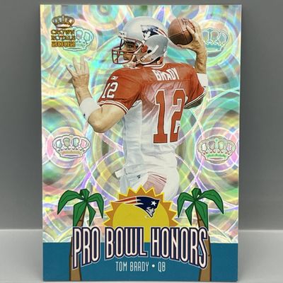 2002 Pacific Crown Royale Tom Brady Pro Bowl Honors #11 - Early insert!