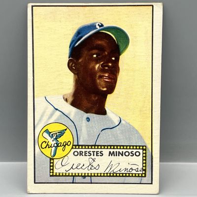 1952 Topps Minnie Minoso RC #195
