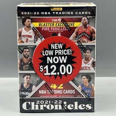 Sale Photo Thumbnail #165: 2021-22 Panini Chronicles Basketball Factory Sealed Blaster Box