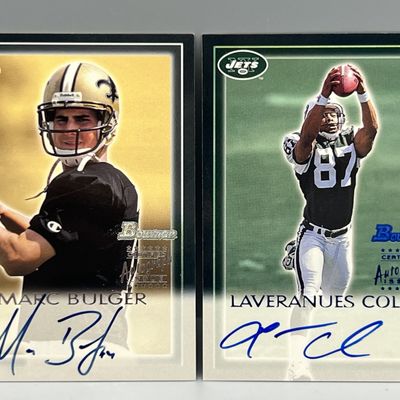 2000 Bowman Marc Bulger RC Auto & Laveranues Coles RC Auto