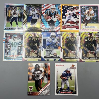 (12) Assorted Football Cards W/ Stars