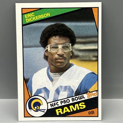 Sale Photo Thumbnail #146: 1984 Topps Eric Dickerson RC #280