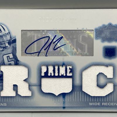 2007 Topps Joel Filani White Whale Cyan Printing Plate #1/1 Rookie Patch Auto