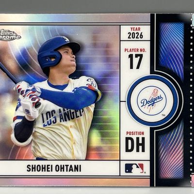 Sale Photo Thumbnail #127: 2026 Topps Chrome Shohei Ohtani Big Ticket Player Refractor #BTP-3