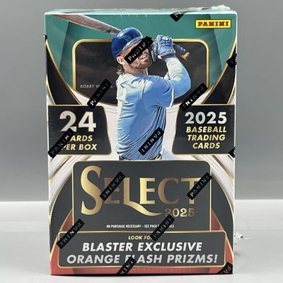 Sale Photo Thumbnail #171: 2025 Panini Select Baseball Factory Sealed Blaster Box