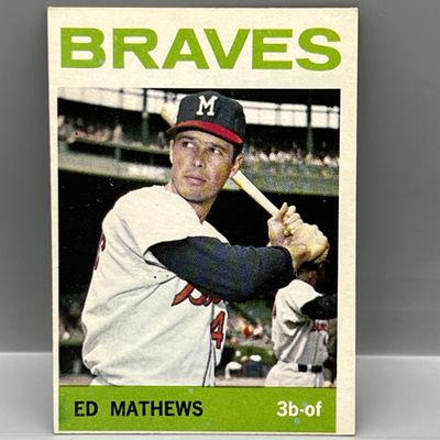 1964 Topps Eddie Mathews #35 - HOF - Braves