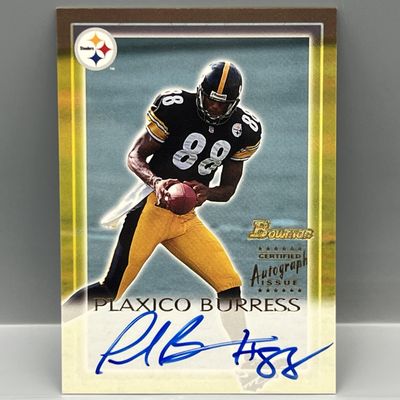 2000 Bowman Plaxico Burress On Card RC Auto