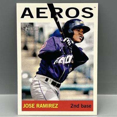 2013 Topps Heritage Minors Jose Ramirez Prospect/RC #180