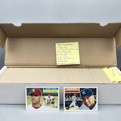 2005 Topps Heritage Baseball Complete Set W/ Short Prints, Variations, & (3) Insert Sets - 530 Total Cards - White Back Set is not...