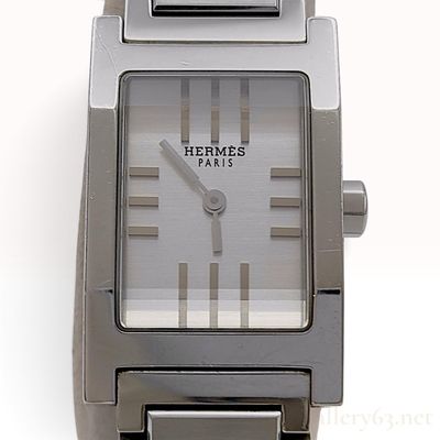 Hermes Tandem Stainless Steel Ladies Wristwatch