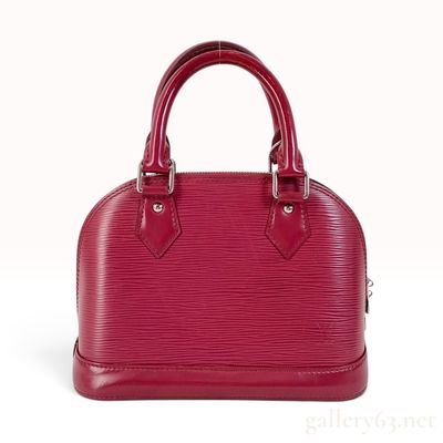 Louis Vuitton Alma BB Fuchsia Epi Leather Handbag