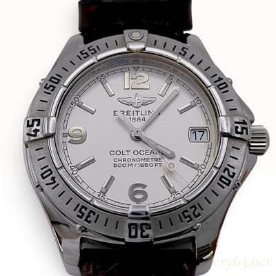 Sale Photo Thumbnail #111: Breitling Colt Ocean Chronometre A77350 Silver Stainless Steel Ladies Wristwatch