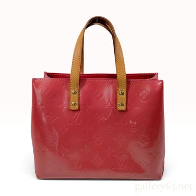 Sale Photo Thumbnail #103: Vintage Louis Vuitton Reade PM Framboise Monogram Vernis Tote Bag