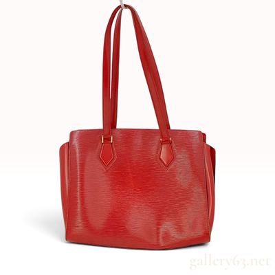 Sale Photo Thumbnail #178: Vintage Louis Vuitton Duplex Red Epi Leather Tote Bag