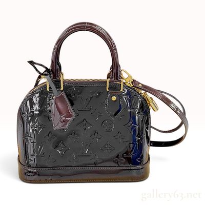 Sale Photo Thumbnail #266: Louis Vuitton Alma BB Amarante Monogram Vernis Handbag with Strap and Padlock