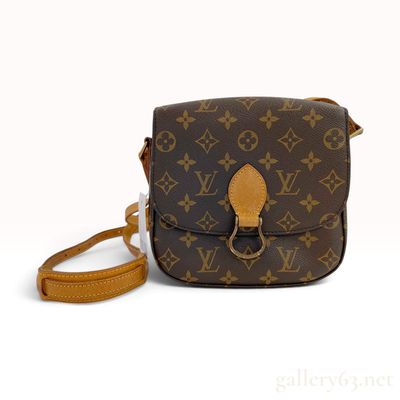 Sale Photo Thumbnail #119: Vintage Louis Vuitton Monogram Saint Cloud PM Brown Coated Canvas Crossbody Bag