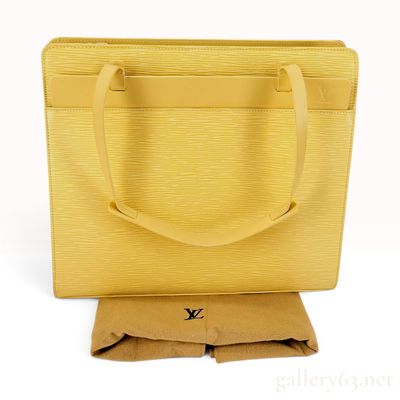 Sale Photo Thumbnail #275: Louis Vuitton Croisette GM Yellow Epi Leather Tote Bag with Dust Bag
