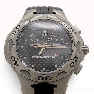 Circa 2001 TAG Heuer Kirium McLaren MP4-16 Titanium Chronograph Wristwatch with Card