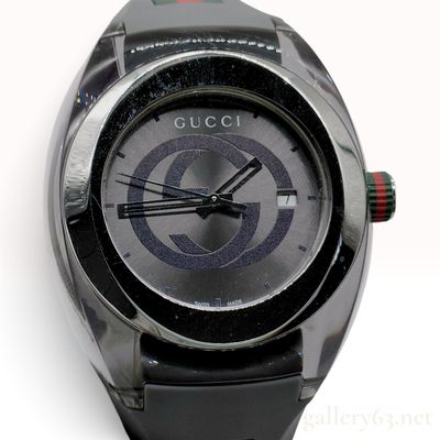 Sale Photo Thumbnail #102: Gucci Sync Gray Resin and Stainless Steel Wristwatch 44mm