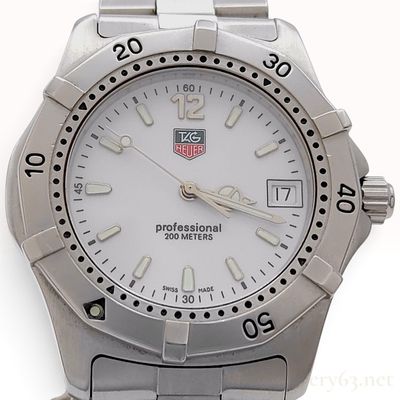 Sale Photo Thumbnail #166: TAG Heuer Professional 2000 Stainless Steel Wristwatch with Box and Papers