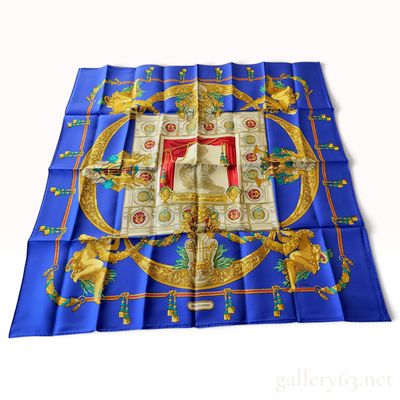 Sale Photo Thumbnail #112: Vintage Hermes Hommage a Charles Garnier Silk Carre 90