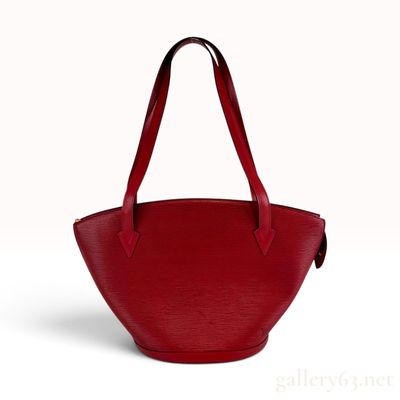 Vintage Louis Vuitton Saint Jacques Shopping Tote in Castilian Red Epi Leather