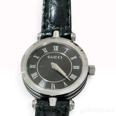 Sale Photo Thumbnail #243: Vintage Gucci 2040L Black Dial Stainless Steel Ladies Watch
