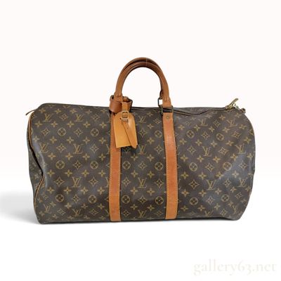 Sale Photo Thumbnail #216: Vintage Louis Vuitton Monogram Keepall 55 Travel Bag