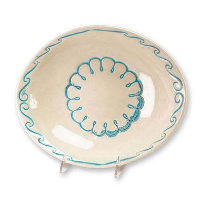 McCoy Decorative White Floral Bowl
