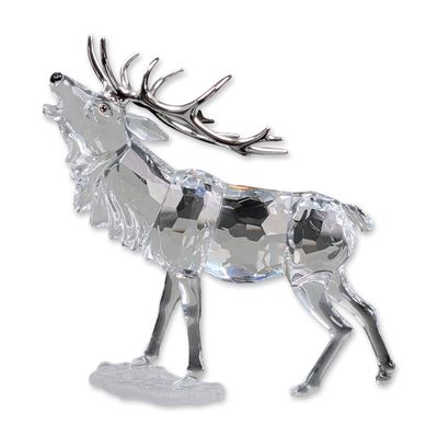 Swarovski Crystal Figurine, Stag