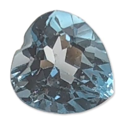 Heart Cut Light Blue Loose Topaz Gemstone