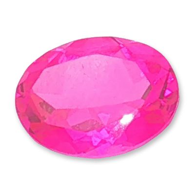 Oval Cut Purplish Red Topaz Gemstone