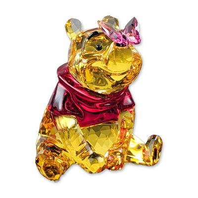 Swarovski Crystal Disney Winnie the Pooh with Butterfly Figurine