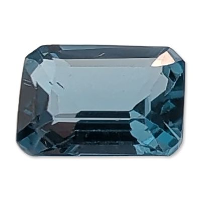 Emerald Cut Blue Topaz Gemstone