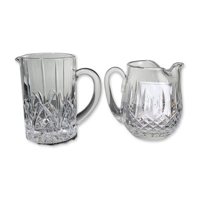 Two Waterford Cut Crystal Pitchers