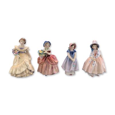 4pc Royal Doulton Figurines