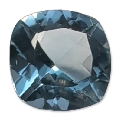 Loose Cushion Cut Blue Sapphire Gemstone
