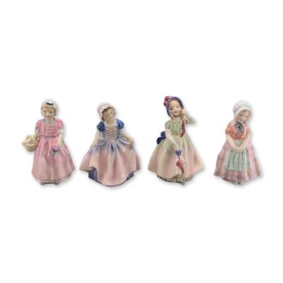 4pc Royal Doulton Figurines,