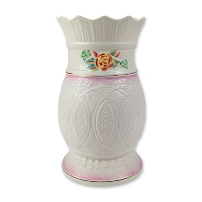 Belleek Irish Lace Parian China Vase