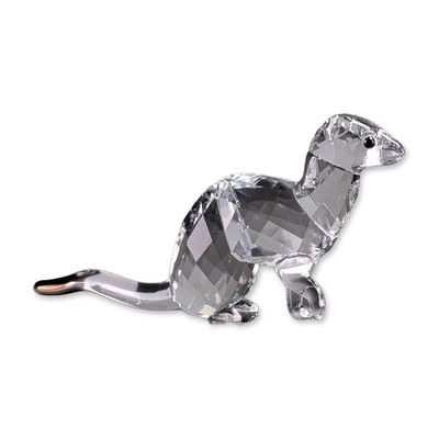 Swarovski SCS Crystal Ermine Figurine
