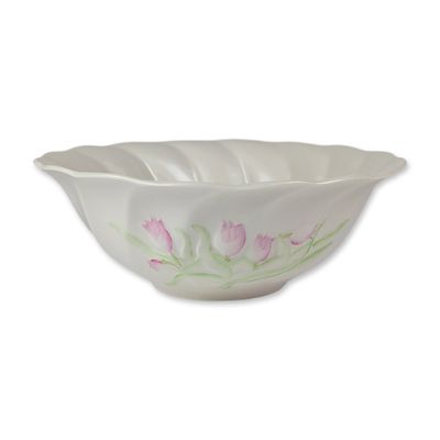 Belleek Ireland Parian Porcelain Tulip Bowl