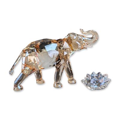 Swarovski SCS 2013 Crystal Cinta Elephant Figurine w/ Plaque