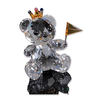 Swarovski Crystal Figurine, Kris Bear Congratulations
