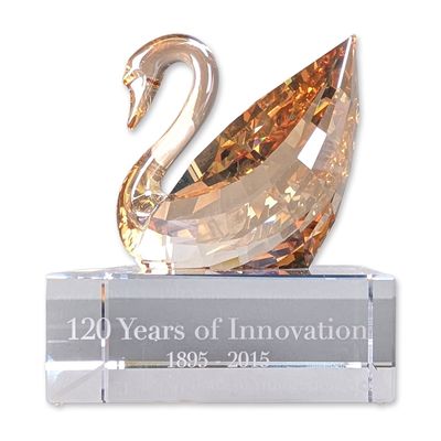 Swarovski 120th Anniversary Crystal Swan Figurine